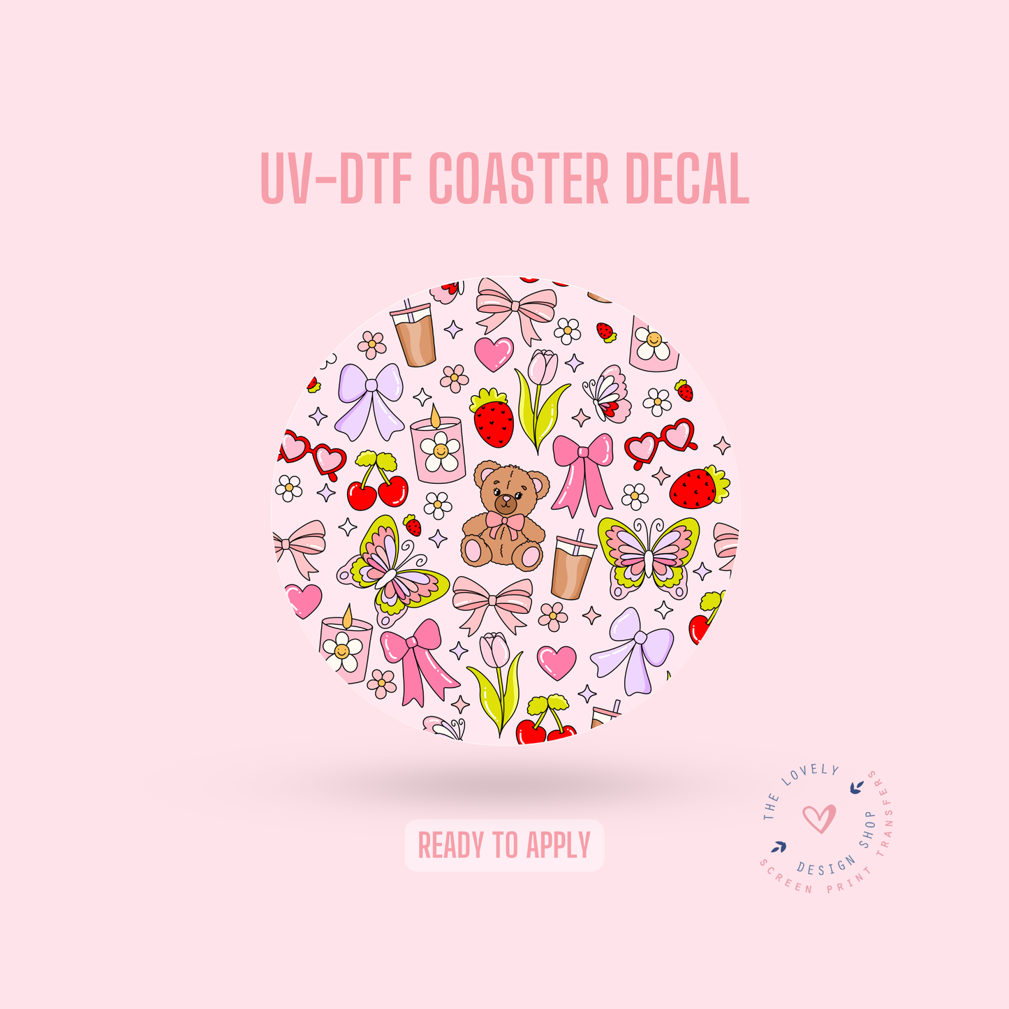 Moments - UV DTF Coaster Decal - Jan 6