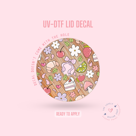 Picnic - UV DTF Lid Decal (Ready to Ship) May 20