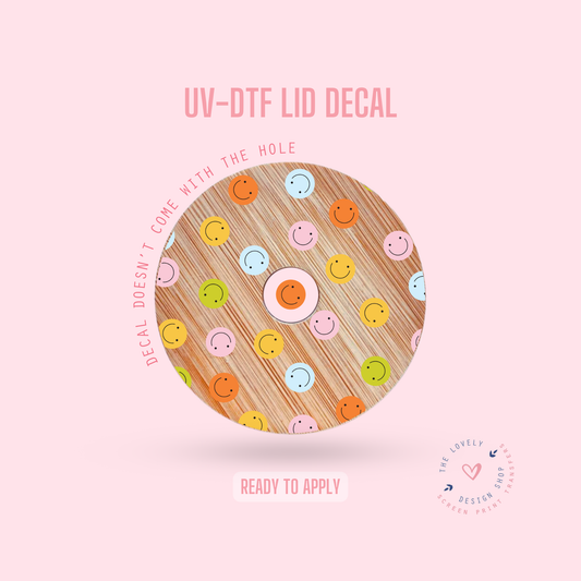 Caritas Felices - UV DTF Lid Decal (Ready to Ship) Jul 1