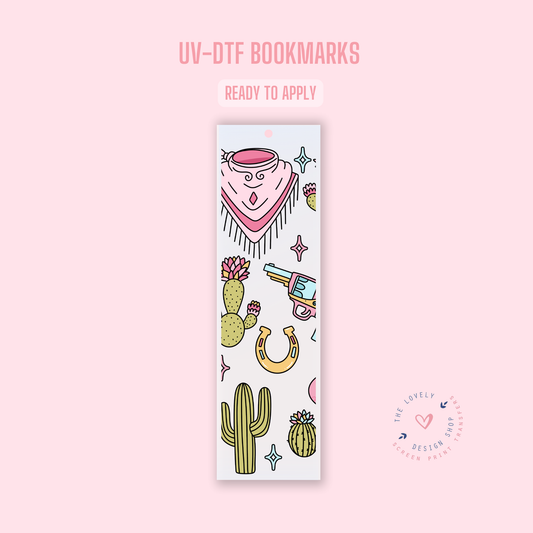 Western Girly - UV DTF Bookmark Decal - Jul 29