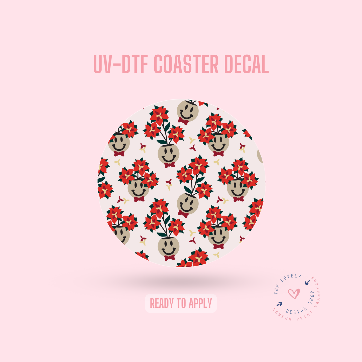 Gingerbread Planters - UV DTF Coaster Decal - Oct 28