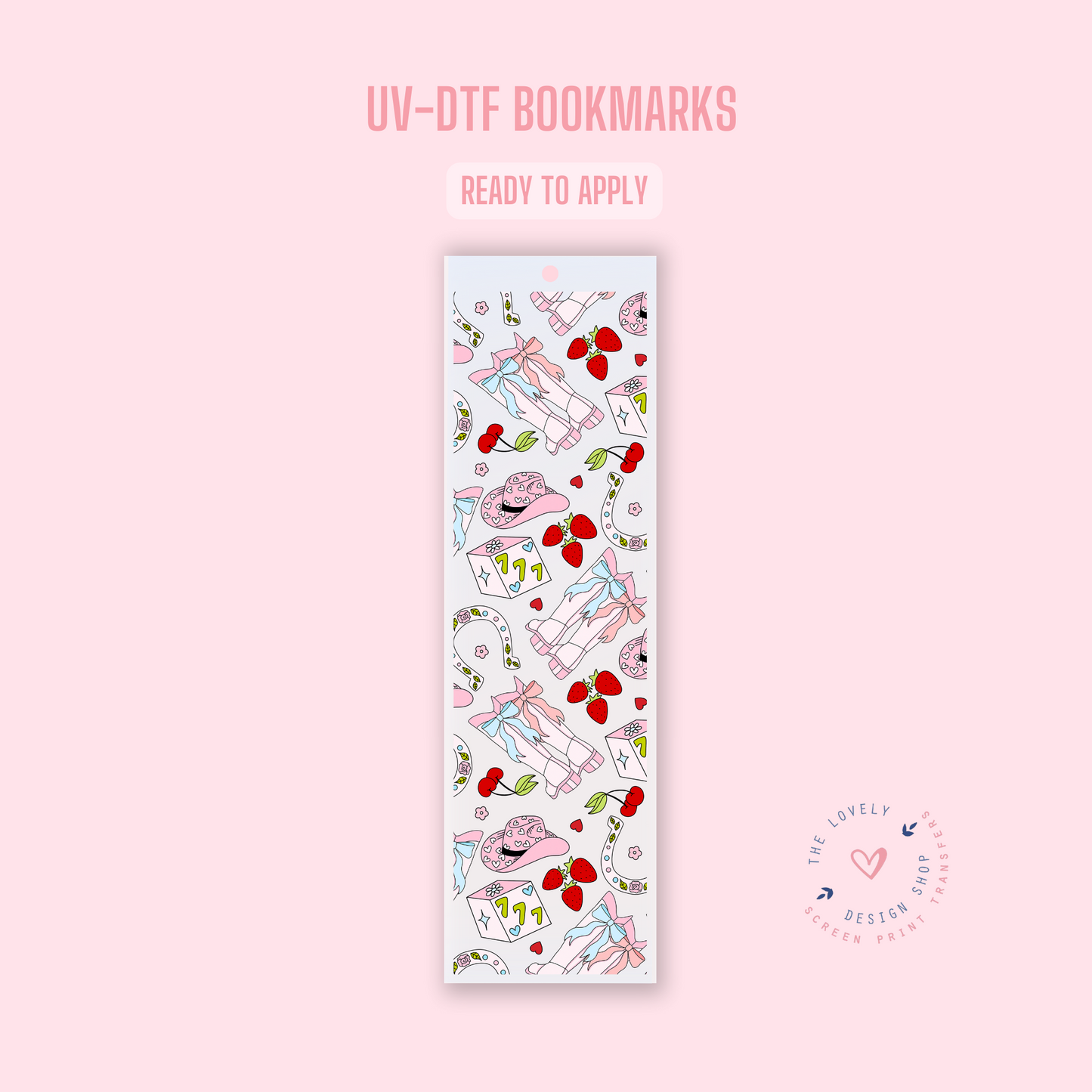 Lucky Cowgirl  - UV DTF Bookmark Decal (Ready to Ship) Apr 8