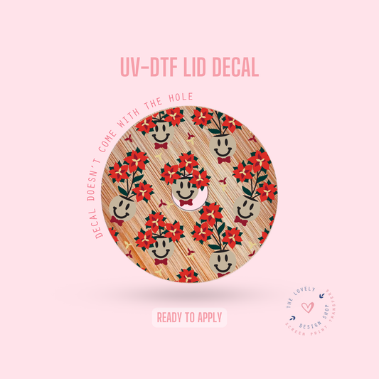 Gingerbread Planters - UV DTF Lid Decal - Oct 28