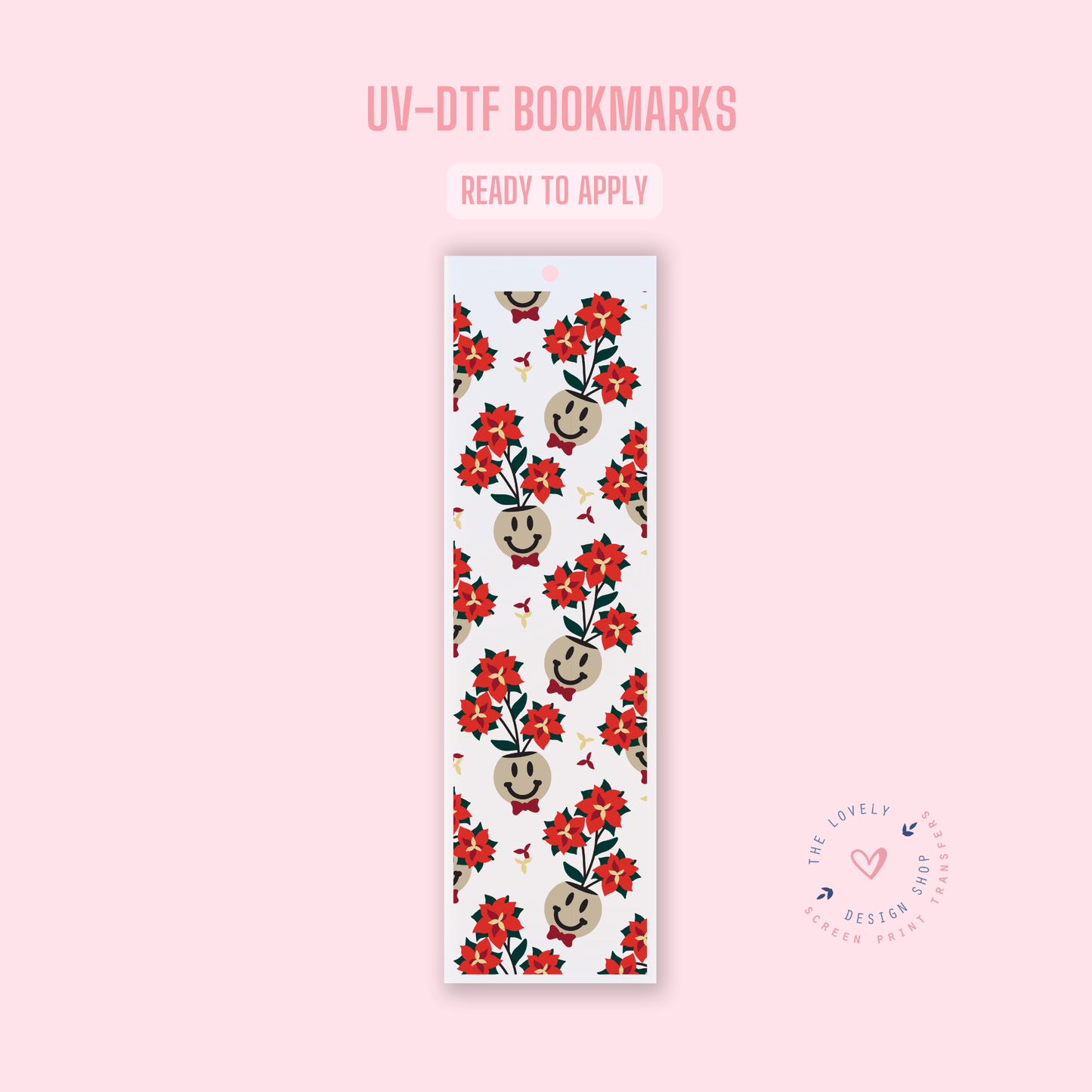 Gingerbread Planters - UV DTF Bookmark Decal - Oct 28