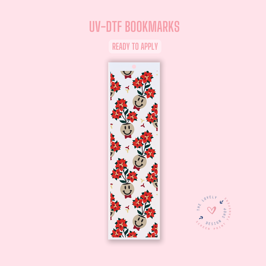 Gingerbread Planters - UV DTF Bookmark Decal - Oct 28