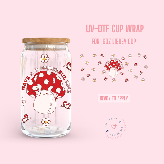 Plush Mush - UV DTF 16 oz Libbey Cup Wrap - Nov 12