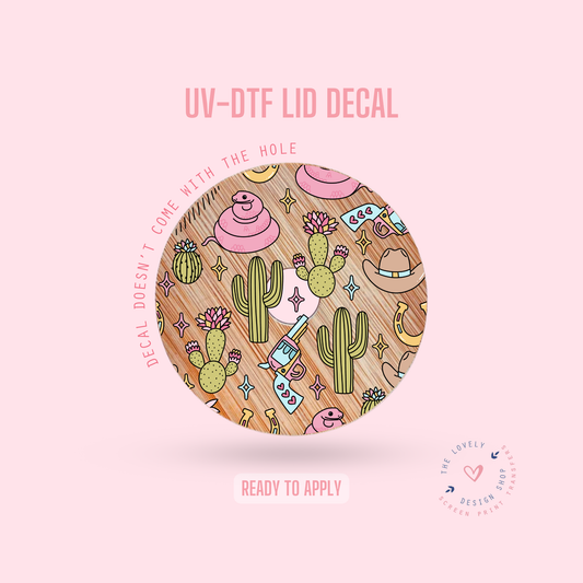 Western Girly - UV DTF Lid Decal - Jul 29