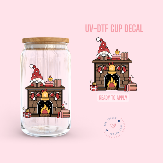 Christmas Chimney - UV DTF Cup Decal - Nov 4