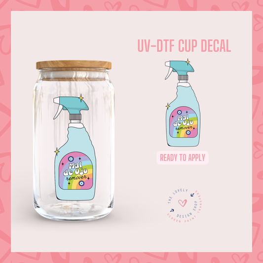 Mal De Ojo Remover - UV DTF Cup Decal - Jul 22