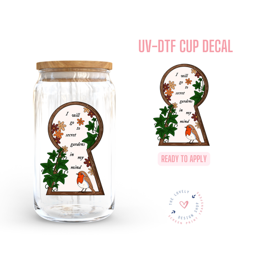 Secret Garden - UV DTF Cup Decal - Oct 15