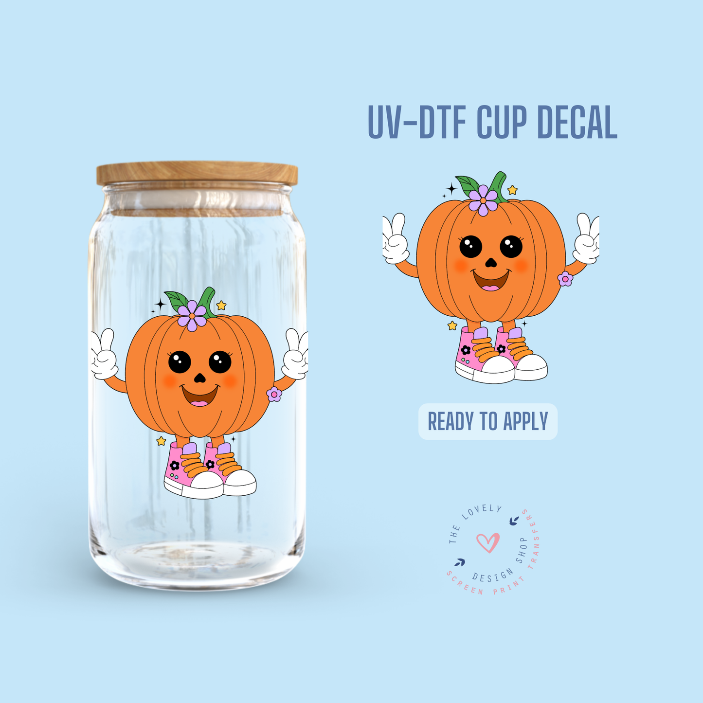 Spooky Season Cutie - UV DTF Cup Decal - Jul 29