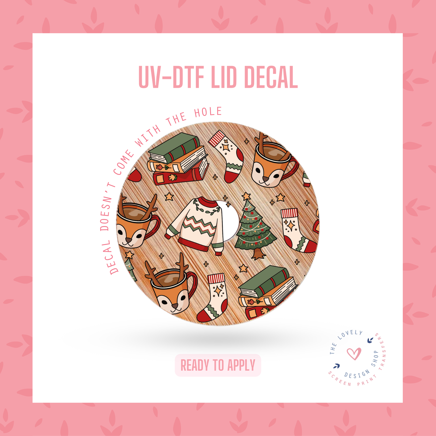 Cozy Christmas - UV DTF Lid Decal - Sep 30