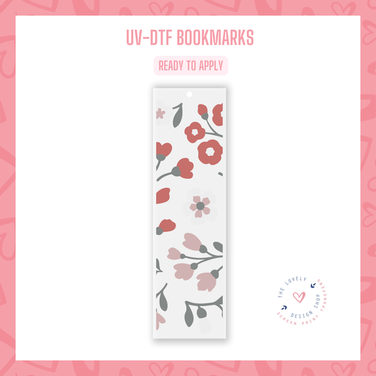 Summer Bloom - UV DTF Bookmark Decal (Ready to Ship) Jul 1