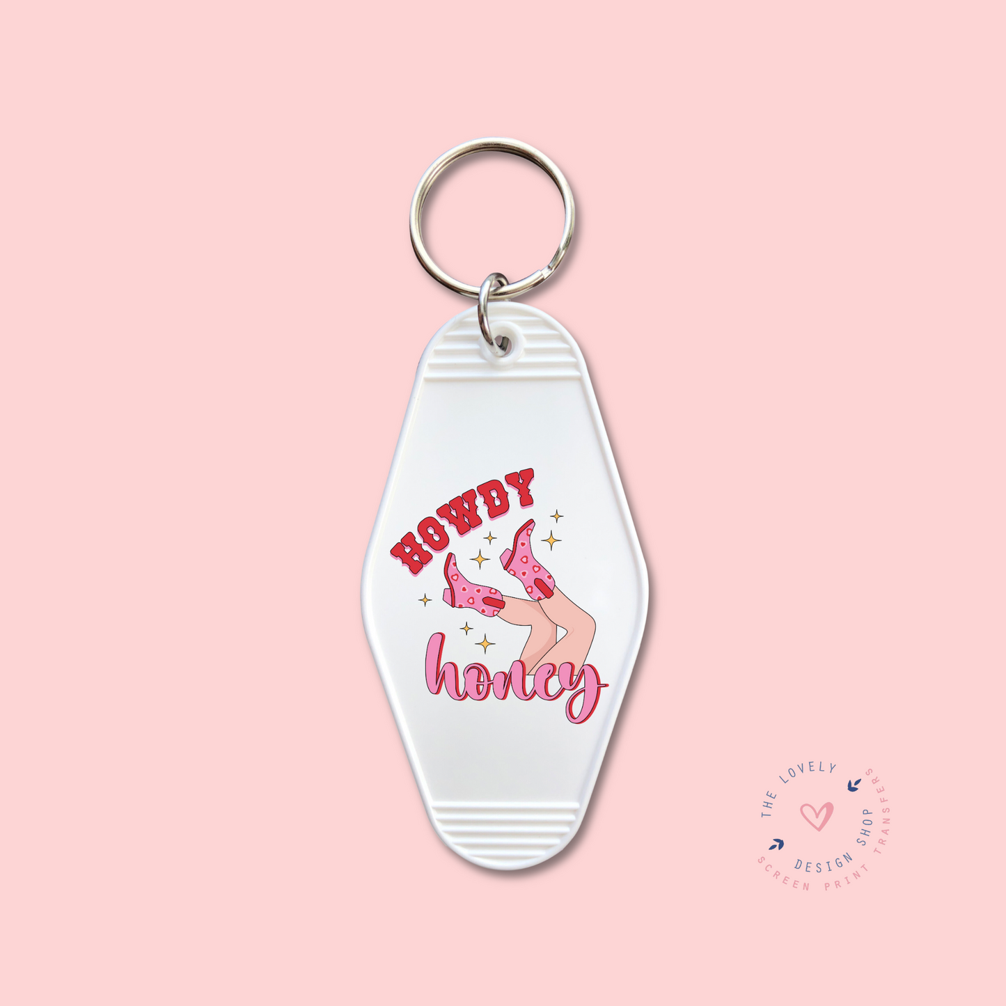 Howdy Honey - Keychain UV DTF Decal - Jan 14