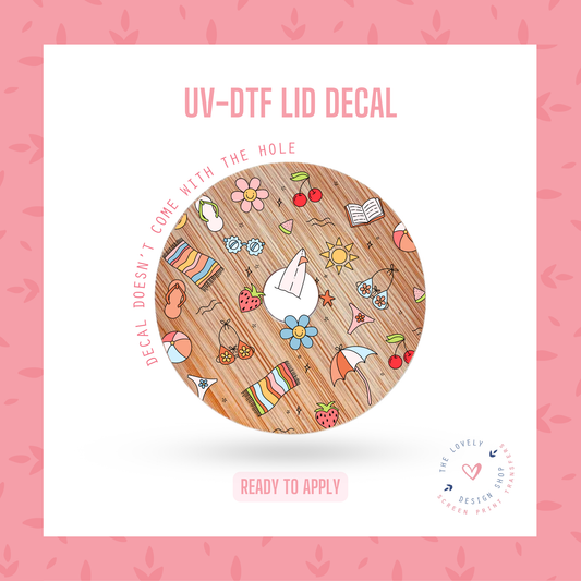 Summer Element - UV DTF Lid Decal (Ready to Ship) Jun 3