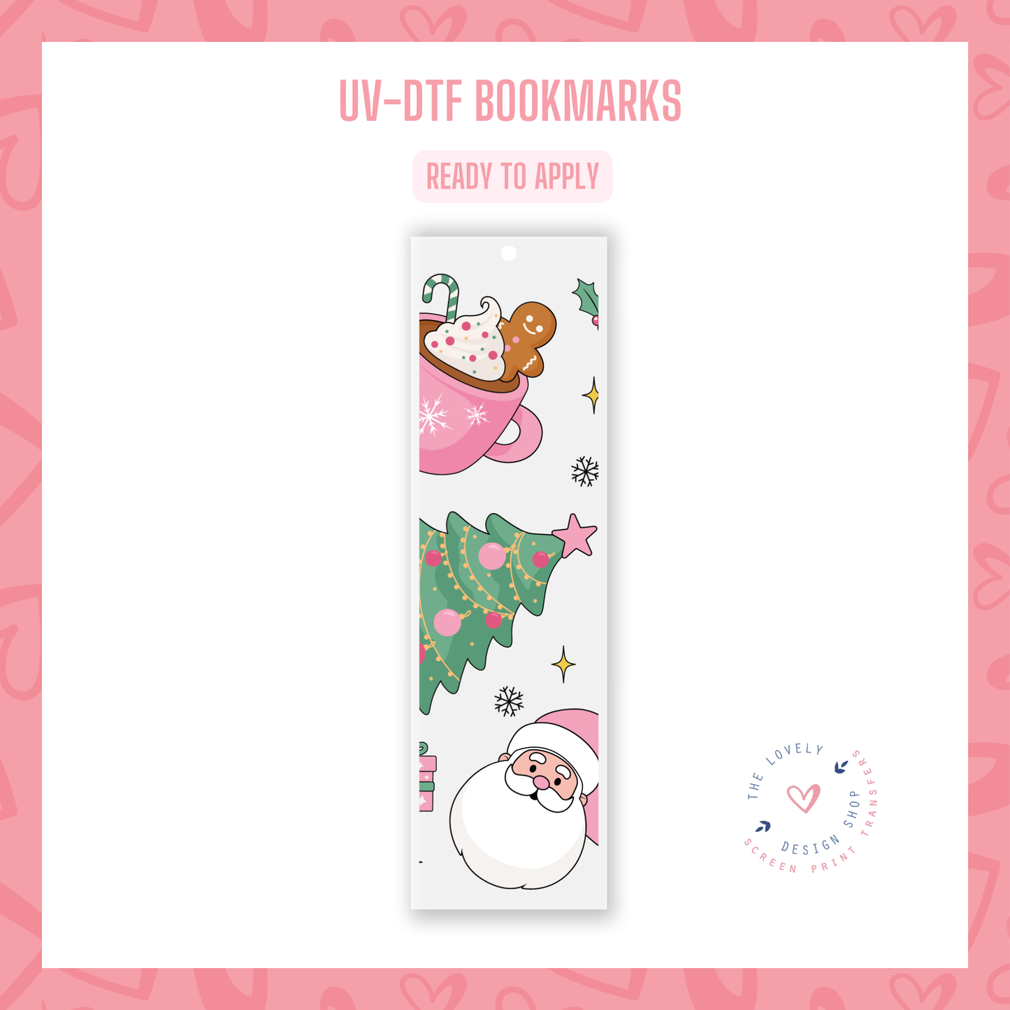 Christmas Things - UV DTF Bookmark Decal - Sep 16