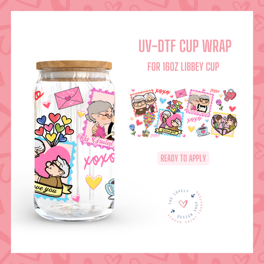 In Love - UV DTF 16 oz Libbey Cup Wrap - Dec 16