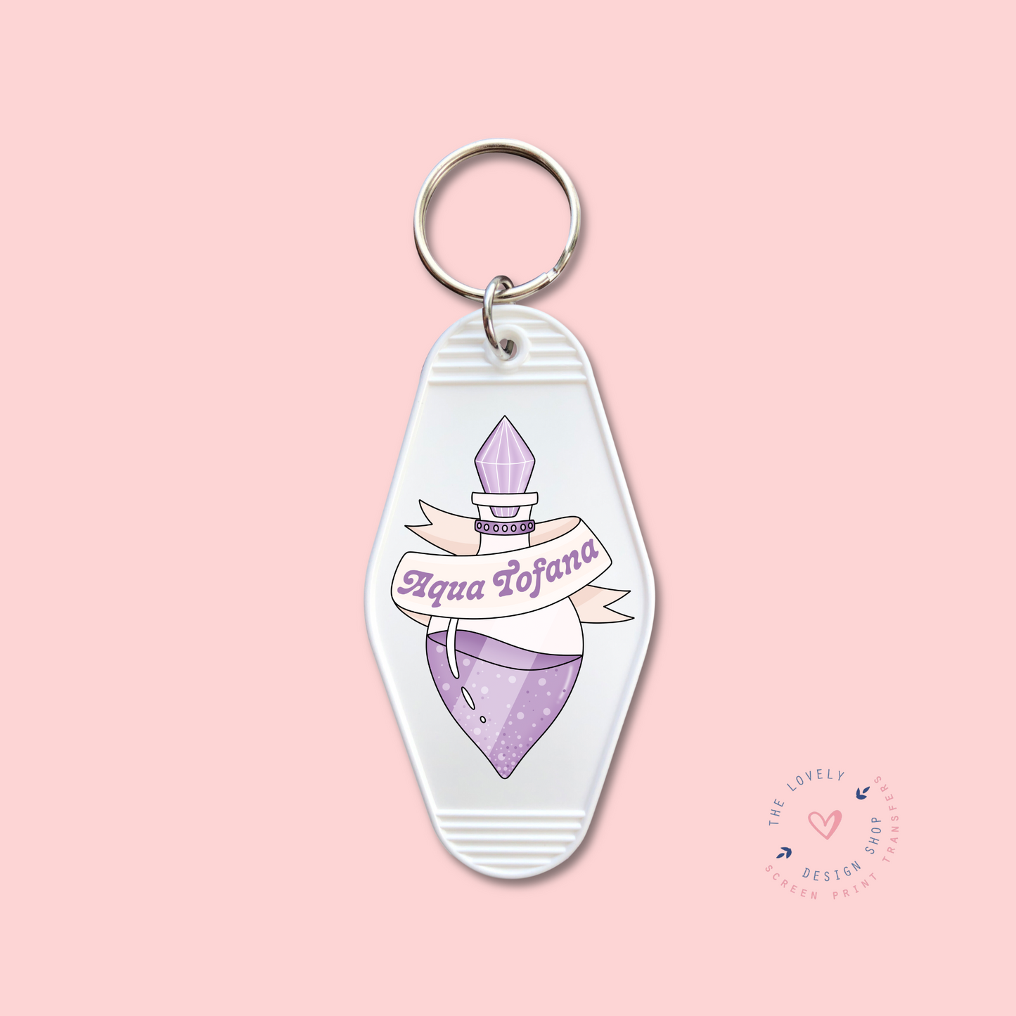 Aqua Tofana -  Keychain UV DTF Decal - Dec 2