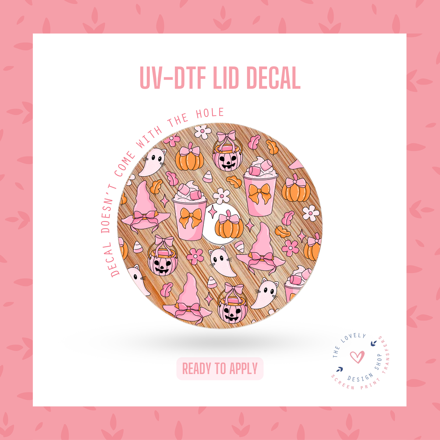 Halloween Coquette - UV DTF Lid Decal - Sep 3