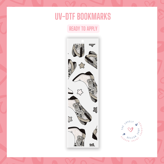 Tortured Cowgirl Boots - UV DTF Bookmark Decal - Jul 15