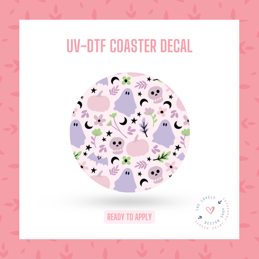 Pretty Paranormal - UV DTF Coaster Decal (Ready to Ship) Jun 3