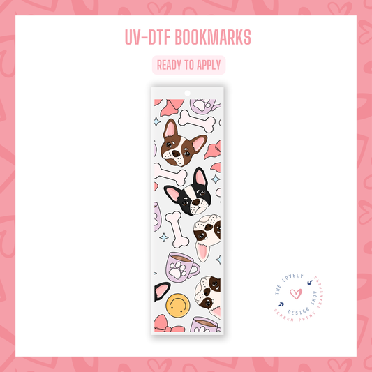 Boston Terrier - UV DTF Bookmark Decal - Nov 4