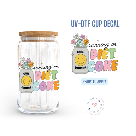 Diet Drink - UV DTF Cup Decal - Jul 22