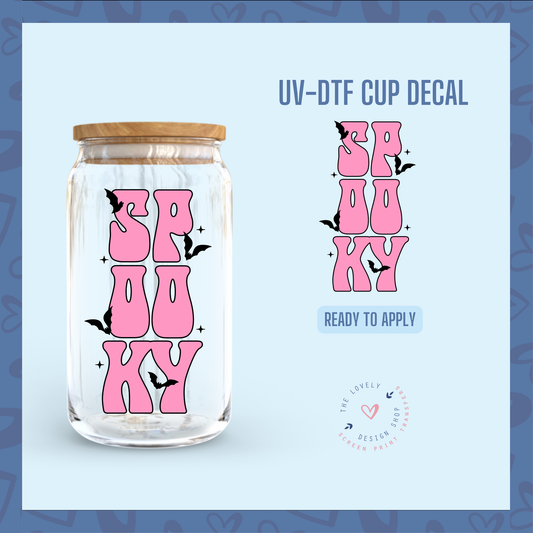 Spooky - UV DTF Cup Decal - Jul 15