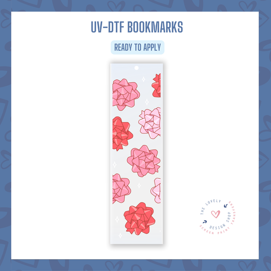 Gift Bows - UV DTF Bookmark Decal - Dec 9