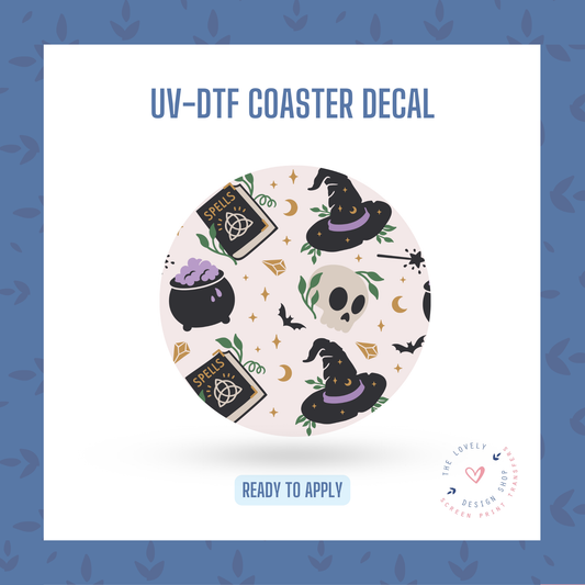 Whichcraft - UV DTF Coaster Decal (Ready to Ship) Jul 1