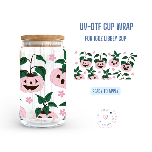 Pumpkin Planters - UV DTF 16 oz Libbey Cup Wrap - Sep 9