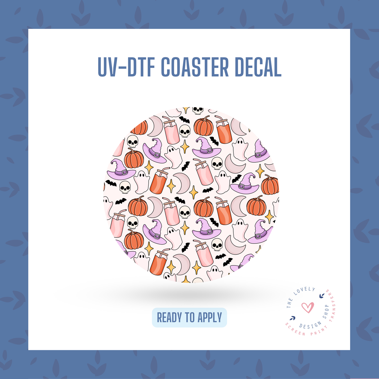 Halloween Drink - UV DTF Coaster Decal - Jul 29