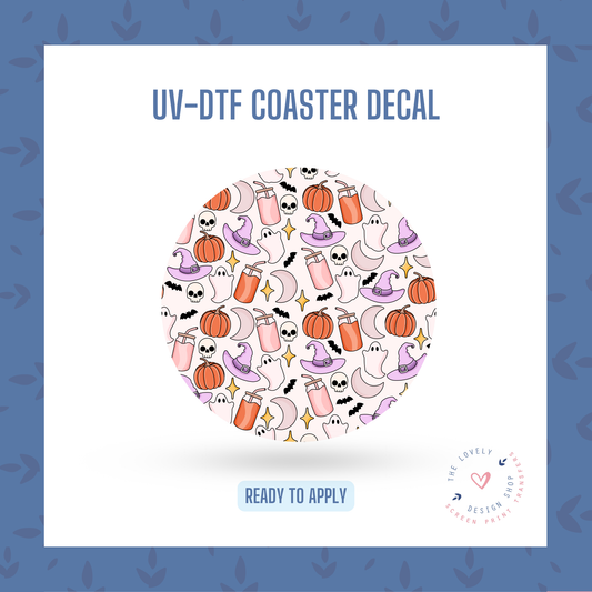 Halloween Drink - UV DTF Coaster Decal - Jul 29