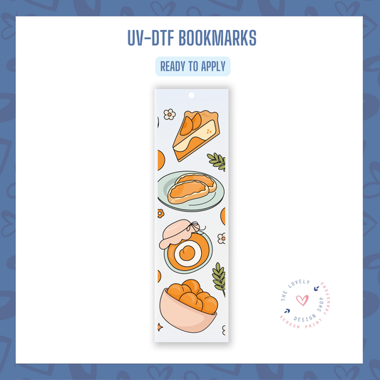 Peachy Delicious - UV DTF Bookmark Decal - Dec 2