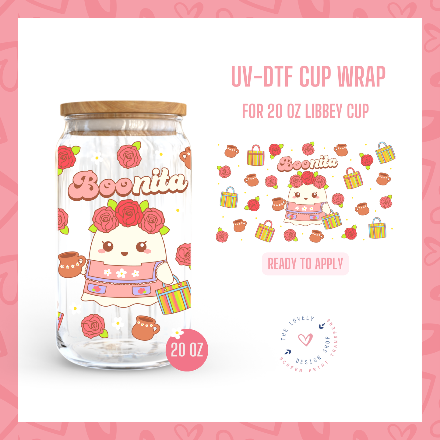 Boonita - UV DTF 20 oz Libbey Cup Wrap - Jul 22