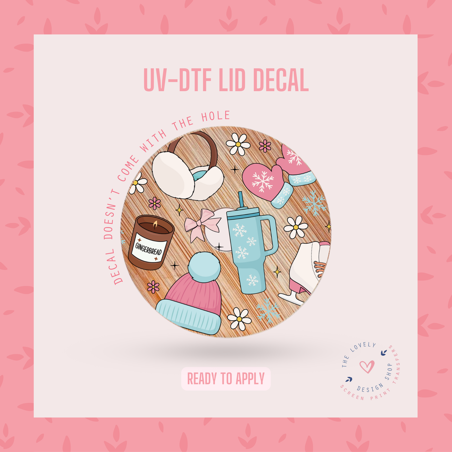 Winter Girl - UV DTF Lid Decal - Sep 9