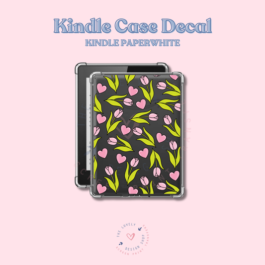 Soft Tulip - UV DTF Kindle Decal