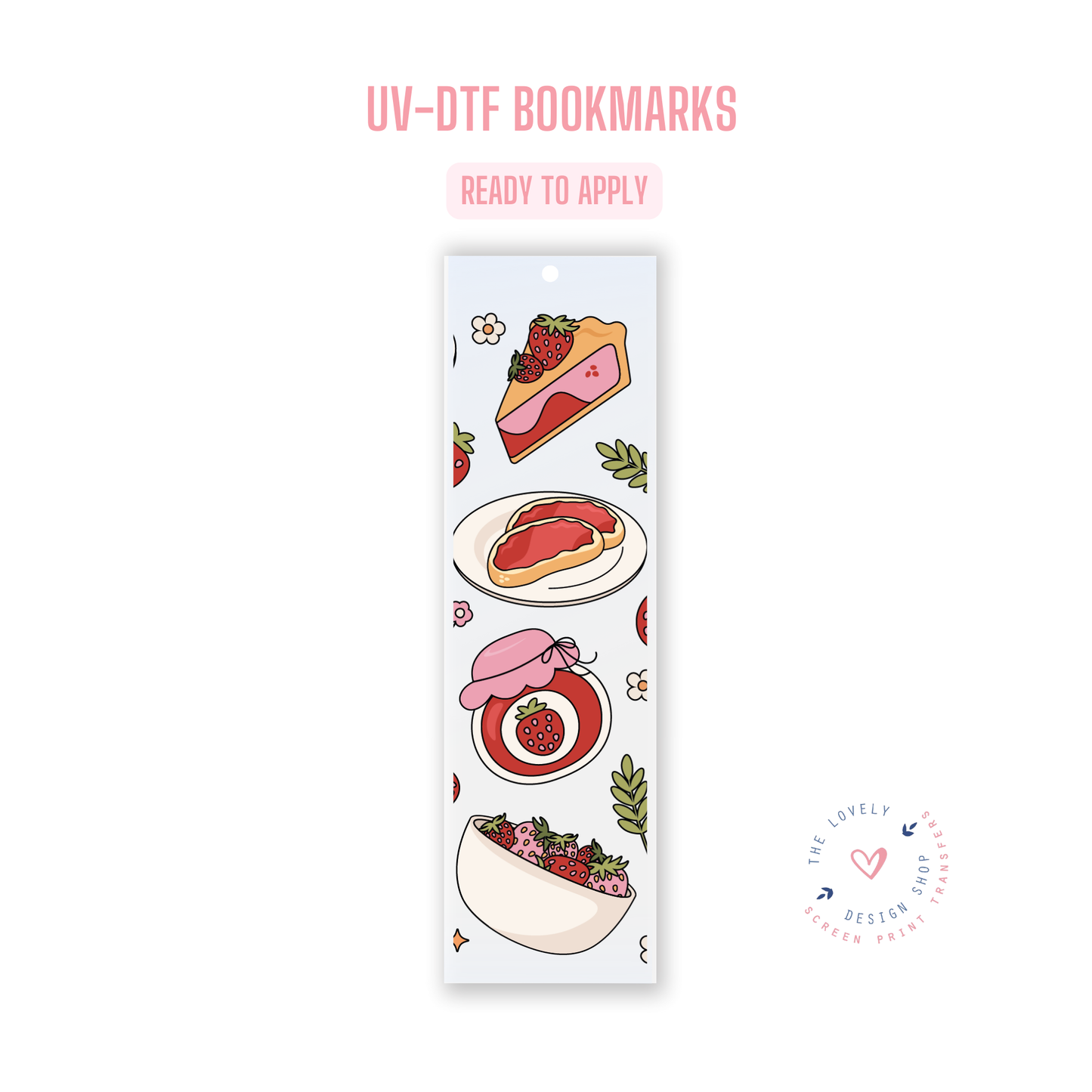 Berry Delicious - UV DTF Bookmark Decal - Dec 2