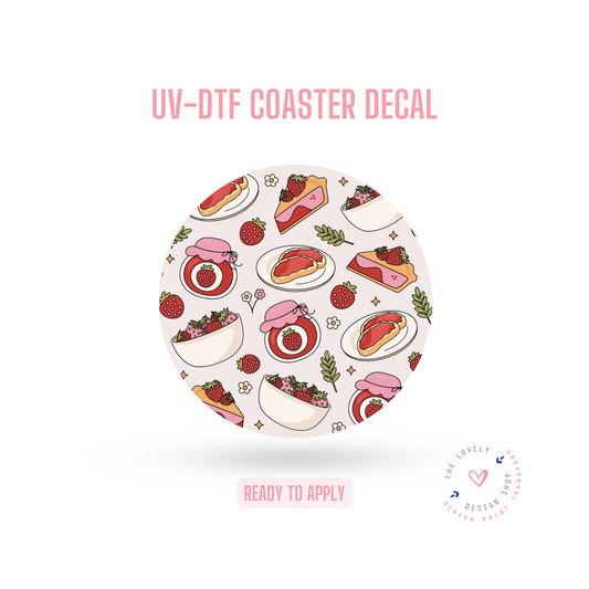 Berry Delicious - UV DTF Coaster Decal - Dec 2