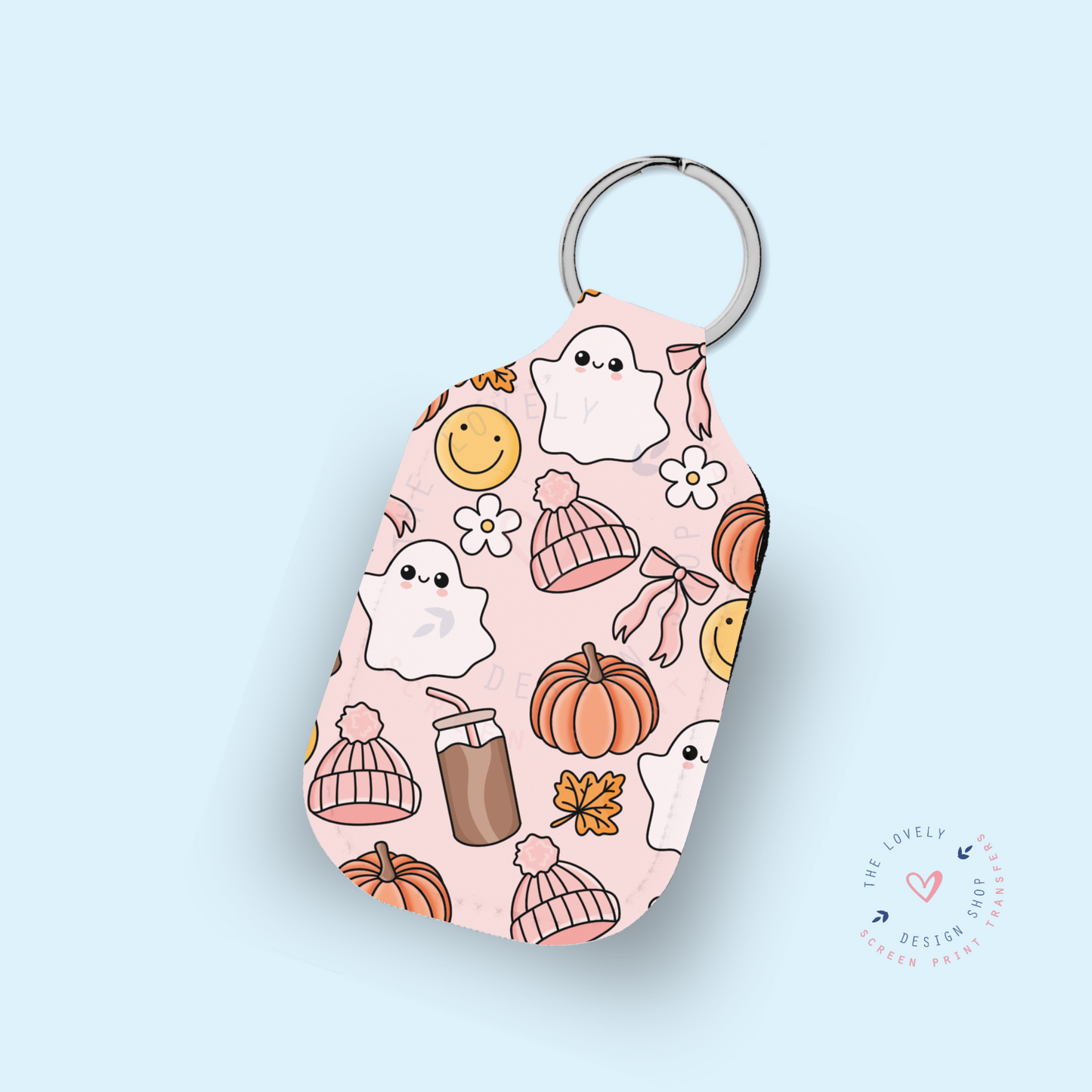 Cozy Ghost - Hand Sanitizer Holder