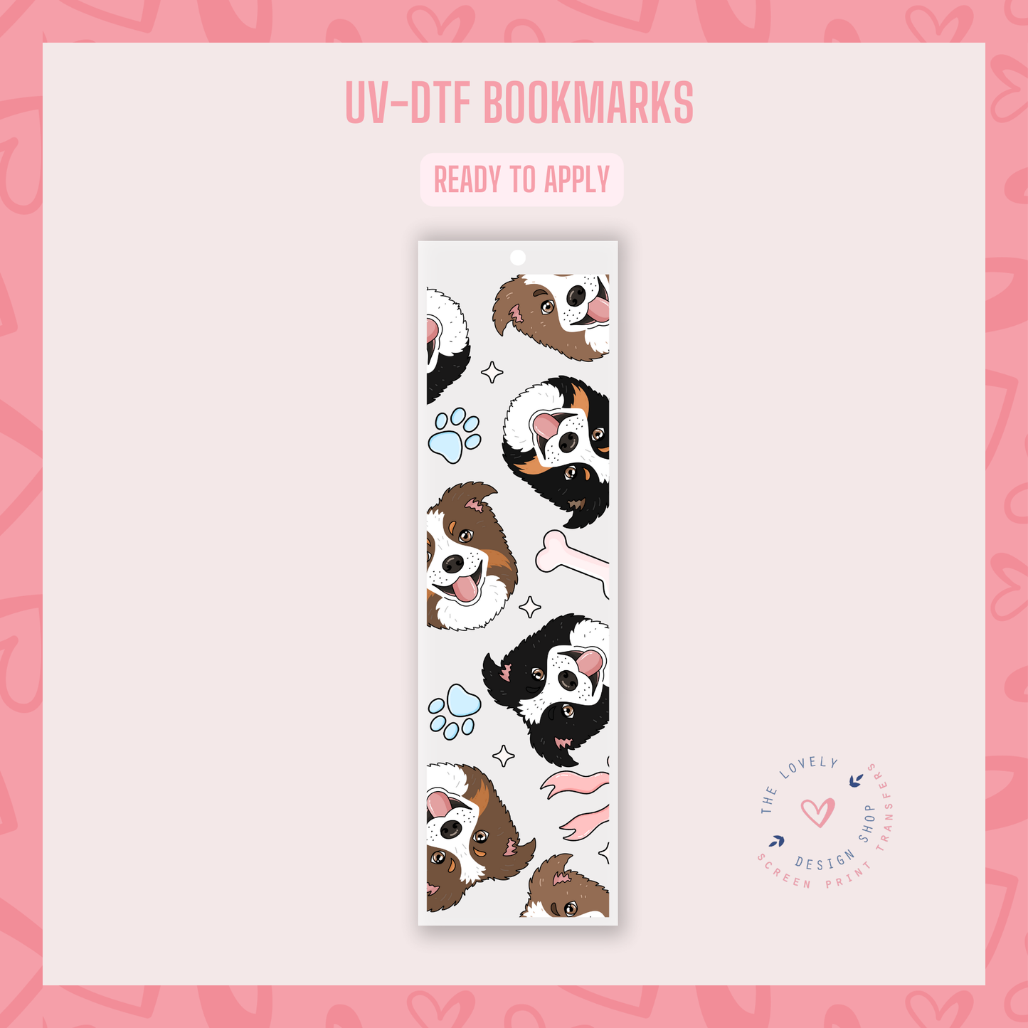 Collie - UV DTF Bookmark Decal - Sep 3