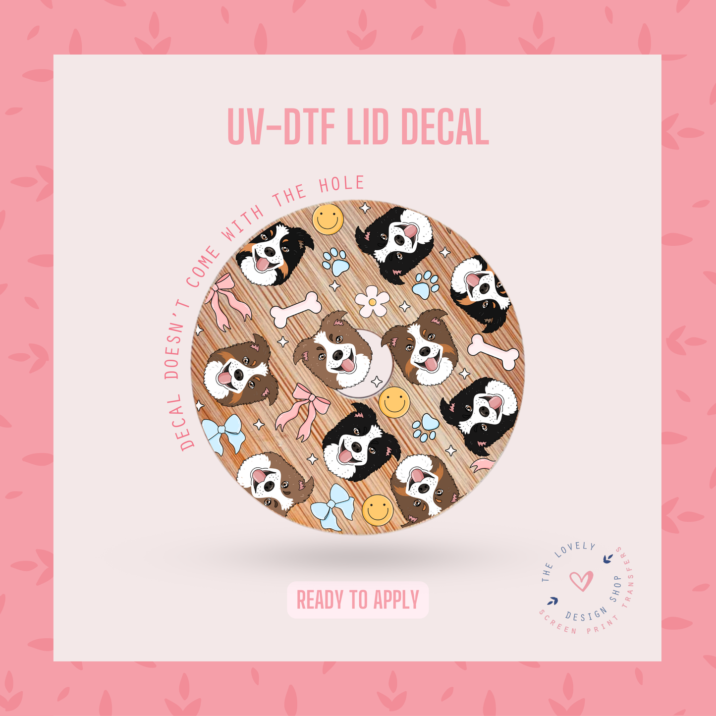 Collie - UV DTF Lid Decal - Sep 3