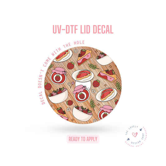 Berry Delicious - UV DTF Lid Decal - Dec 2