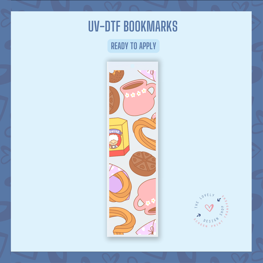 Heart Churros - UV DTF Bookmark Decal - Aug 12