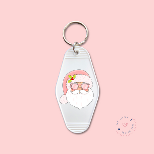 Santa Face - Keychain UV DTF Decal - Dec 16