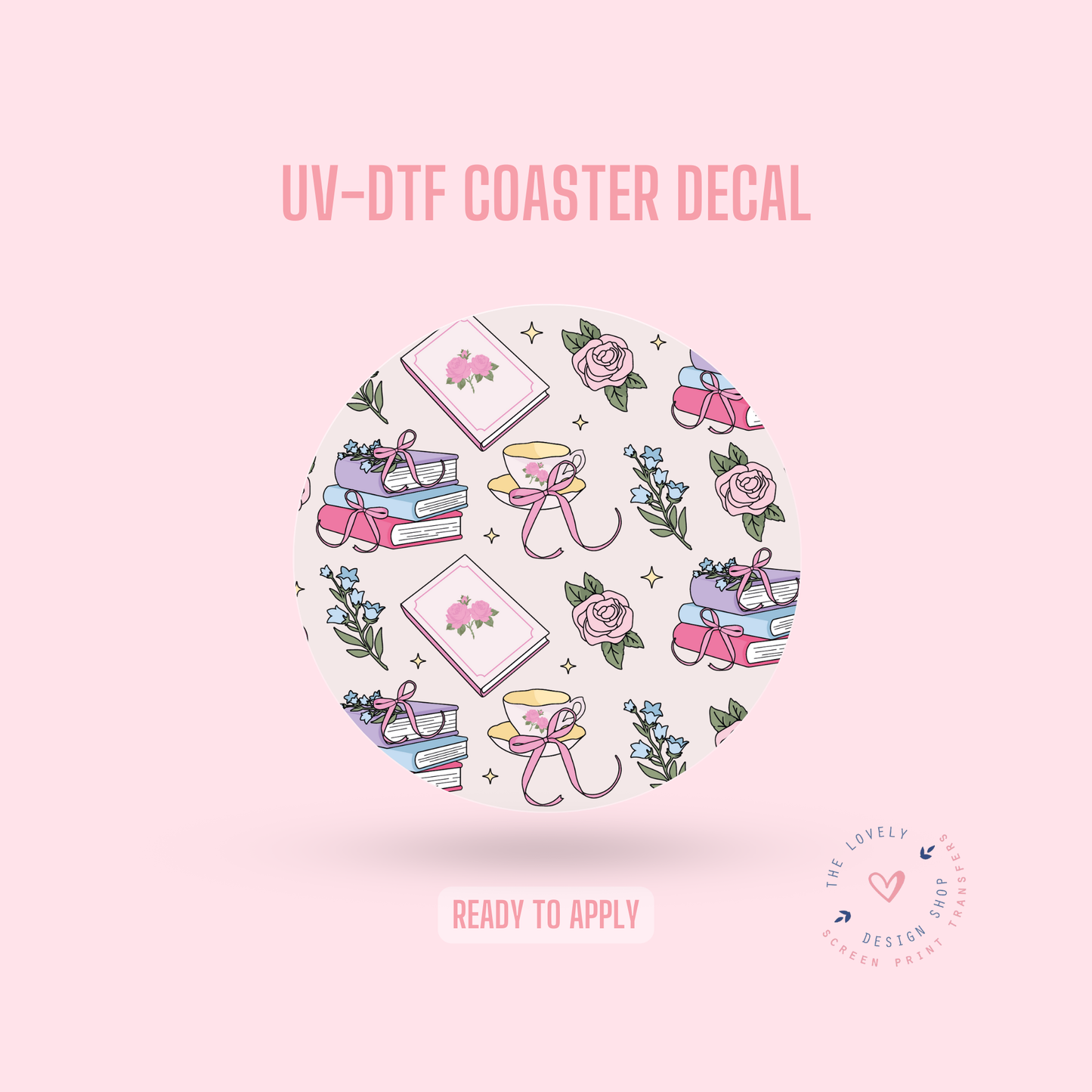 Romantasy - UV DTF Coaster Decal - Nov 18