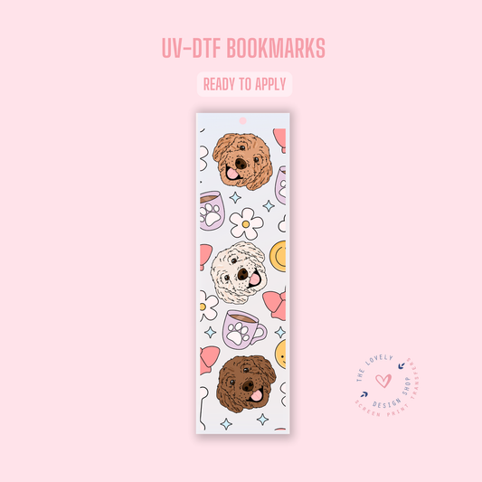 Labradoodle - UV DTF Bookmark Decal - Nov 4