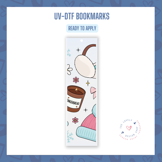 Winter Girl - UV DTF Bookmark Decal - Sep 9