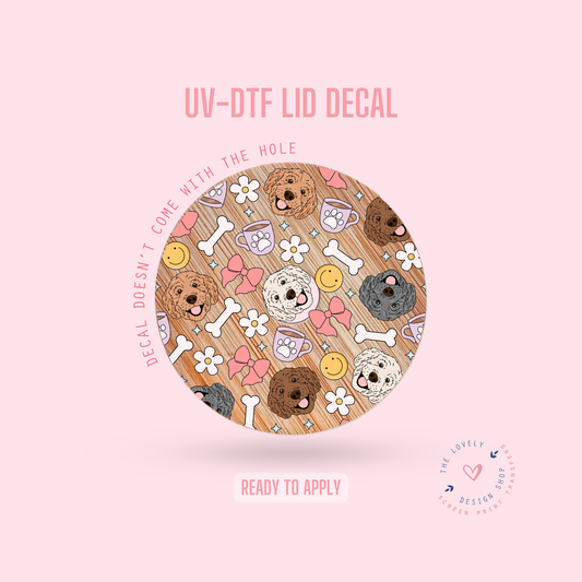 Labradoodle - UV DTF Lid Decal - Nov 4