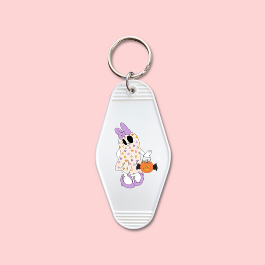 Girly Duck Ghost (Set of 5) -  Keychain UV DTF Decal - July 22